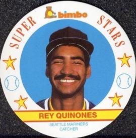 1989 Bimbo Super Stars Discs #4 Rey Quinones Front