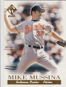 2001 Pacific Private Stock #18 Mike Mussina Front