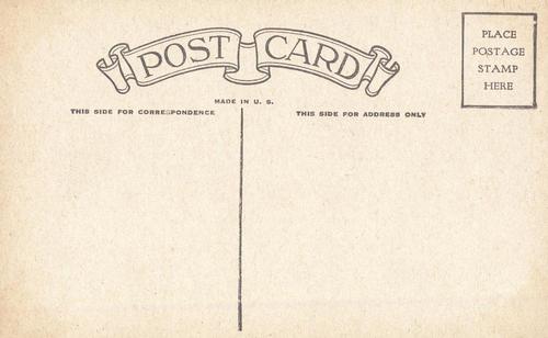 1955 Exhibits Post Card Backs #NNO Gene Baker Back