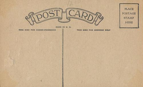 1955 Exhibits Post Card Backs #NNO Ernie Banks Back