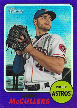 2017 Topps Heritage - Chrome Purple Refractor #THC-720 Lance McCullers Front