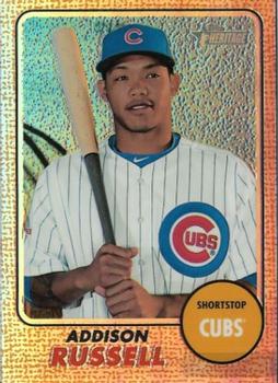 2017 Topps Heritage - Chrome Refractor #THC-424 Addison Russell Front