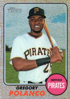 2017 Topps Heritage - Chrome Refractor #THC-467 Gregory Polanco Front