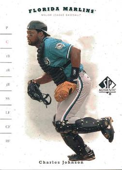 2001 SP Authentic #70 Charles Johnson Front
