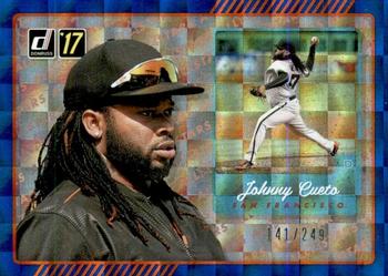 2017 Donruss - All-Stars Blue #AS-5 Johnny Cueto Front