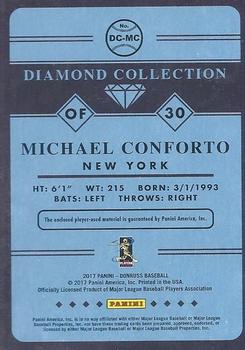 2017 Donruss - Diamond Collection #DC-MC Michael Conforto Back