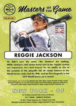 2017 Donruss - Masters of the Game Gold #MG-9 Reggie Jackson Back