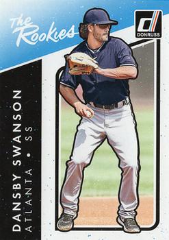 2017 Donruss - The Rookies #TR-3 Dansby Swanson Front