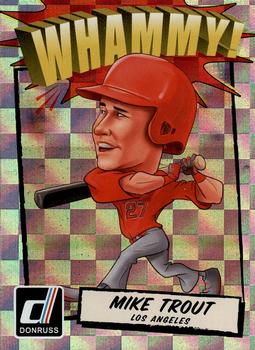 2017 Donruss - Whammy #W-1 Mike Trout Front