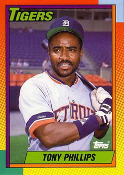 1990 Topps Traded #95T Tony Phillips Front