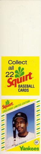 1982 Topps Squirt - Panels #7 Dave Winfield Front