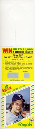 1982 Topps Squirt - Panels Game Top #3 George Brett Front