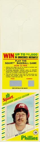 1982 Topps Squirt - Panels Game Top #14 Mike Schmidt Front