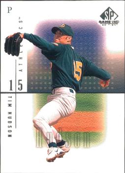 2001 SP Game Used Edition #5 Tim Hudson Front