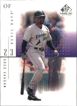 2001 SP Game Used Edition #8 Greg Vaughn Front