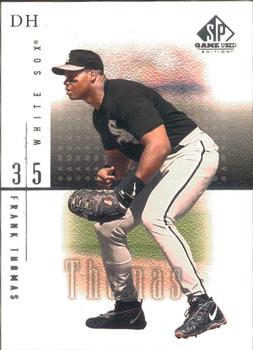 2001 SP Game Used Edition #24 Frank Thomas Front