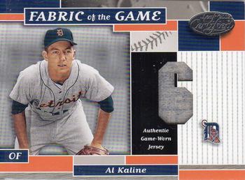 2002 Leaf Certified - Fabric of the Game Jersey Number #FG 18 Al Kaline Front