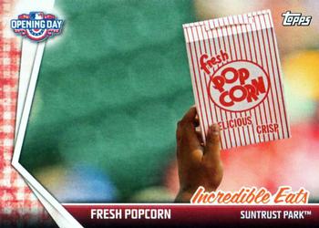 2017 Topps Opening Day - Incredible Eats #IE-3 Fresh Popcorn Front