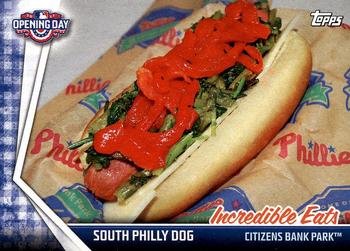2017 Topps Opening Day - Incredible Eats #IE-4 South Philly Dog Front