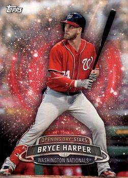 2017 Topps Opening Day - Opening Day Stars #ODS-12 Bryce Harper Front