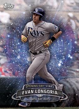 2017 Topps Opening Day - Opening Day Stars #ODS-18 Evan Longoria Front