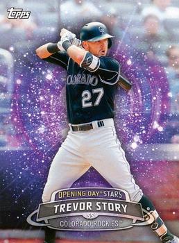 2017 Topps Opening Day - Opening Day Stars #ODS-42 Trevor Story Front