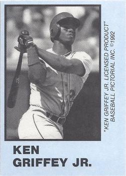 1992 Playball U.S.A. Ken Griffey Jr. (unlicensed) #NNO Ken Griffey Jr. Back