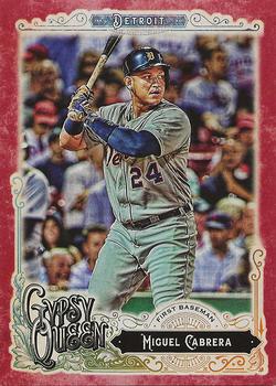2017 Topps Gypsy Queen - Red #10 Miguel Cabrera Front