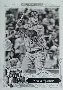 2017 Topps Gypsy Queen - Black and White #10 Miguel Cabrera Front