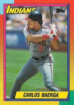 1990 Topps Traded - Gray Card Stock (Pack Version) #6T Carlos Baerga Front