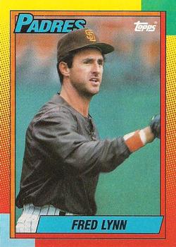 1990 Topps Traded - Gray Card Stock (Pack Version) #62T Fred Lynn Front