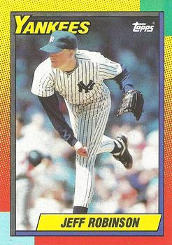 1990 Topps Traded - Gray Card Stock (Pack Version) #103T Jeff Robinson Front