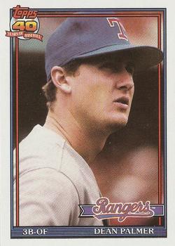1991 Topps Traded - Gray Card Stock (Pack Version) #88T Dean Palmer Front