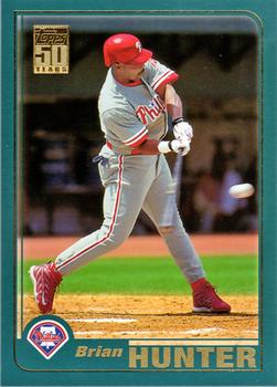 2001 Topps #13 Brian Hunter Front