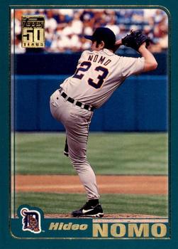 2001 Topps #201 Hideo Nomo Front