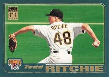 2001 Topps #479 Todd Ritchie Front