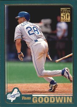 2001 Topps #555 Tom Goodwin Front