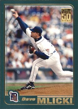2001 Topps #595 Dave Mlicki Front