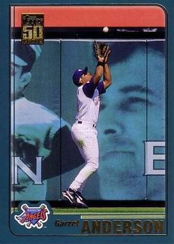 2001 Topps #4 Garret Anderson Front