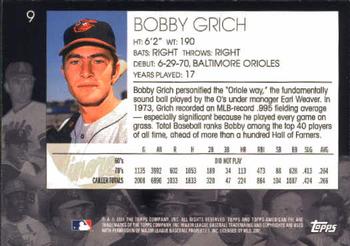 2001 Topps American Pie #9 Bobby Grich Back