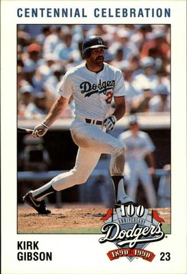 1990 Los Angeles Dodgers Police #NNO Kirk Gibson Front