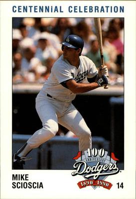 1990 Los Angeles Dodgers Police #NNO Mike Scioscia Front