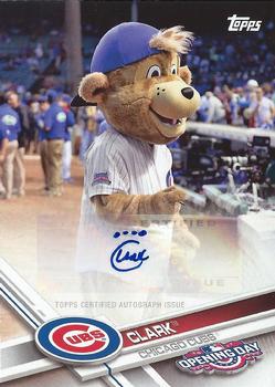 2017 Topps Opening Day - Mascot Autographs #MA-C Clark Front