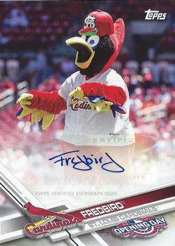 2017 Topps Opening Day - Mascot Autographs #MA-F Fredbird Front