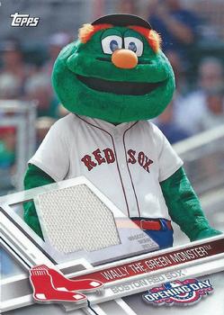 2017 Topps Opening Day - Mascot Relics #MR-WGM Wally the Green Monster Front