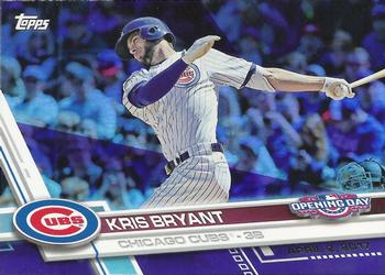 2017 Topps Opening Day - Purple Foil #1 Kris Bryant Front