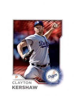2017 Topps Opening Day - MLB Stickers Collection Stars #212 Clayton Kershaw Front