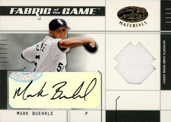 2003 Leaf Certified Materials - Fabric of the Game Base Autographs #FG-147 Mark Buehrle Front