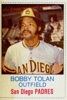 1975 Hostess Twinkies #1 Bobby Tolan Front