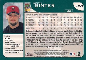 2001 Topps Traded & Rookies - Chrome #T168 Keith Ginter Back